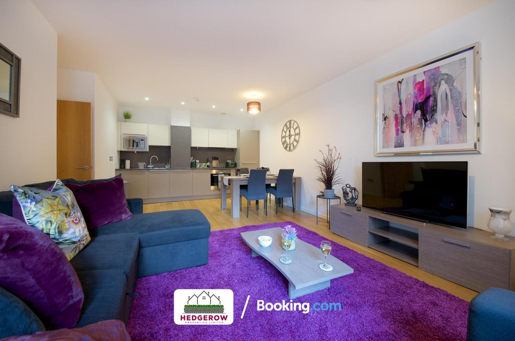 Premium Deals On Modern 2 -Bed 2-Bath Central City 122 High Street Flat For Movers & Pros By Hedgerow Манчестер Экстерьер фото